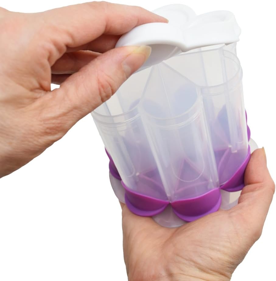 Blossom Pill Dispenser with 7 XL Compartments
