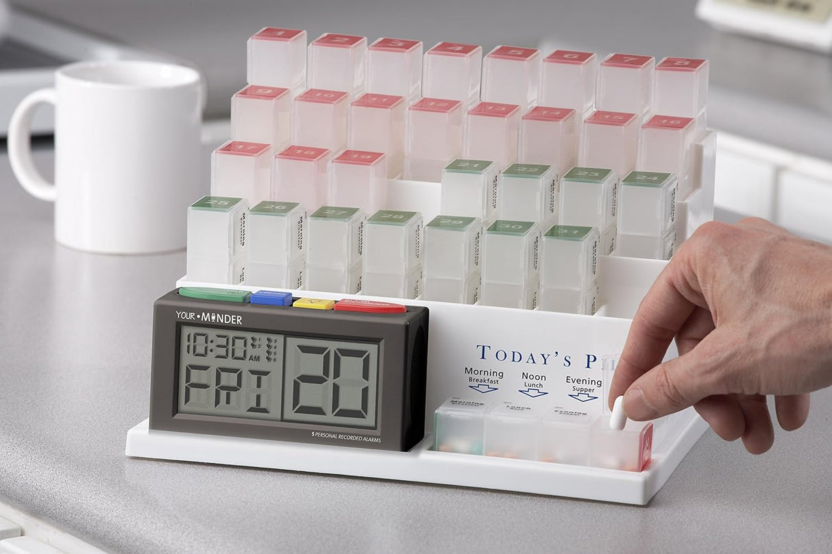 MedCenter Talking Alarm Clock - Black