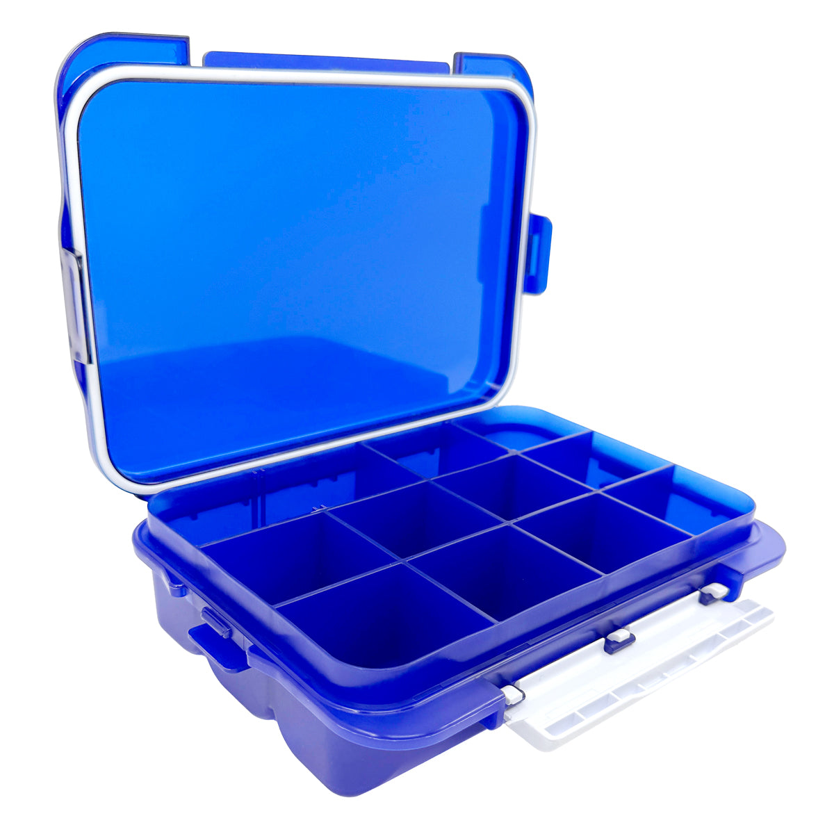 12 Compartment Large Pill Case with Airtight, Waterproof Seal, Medication Map Included (Multiple Colors)