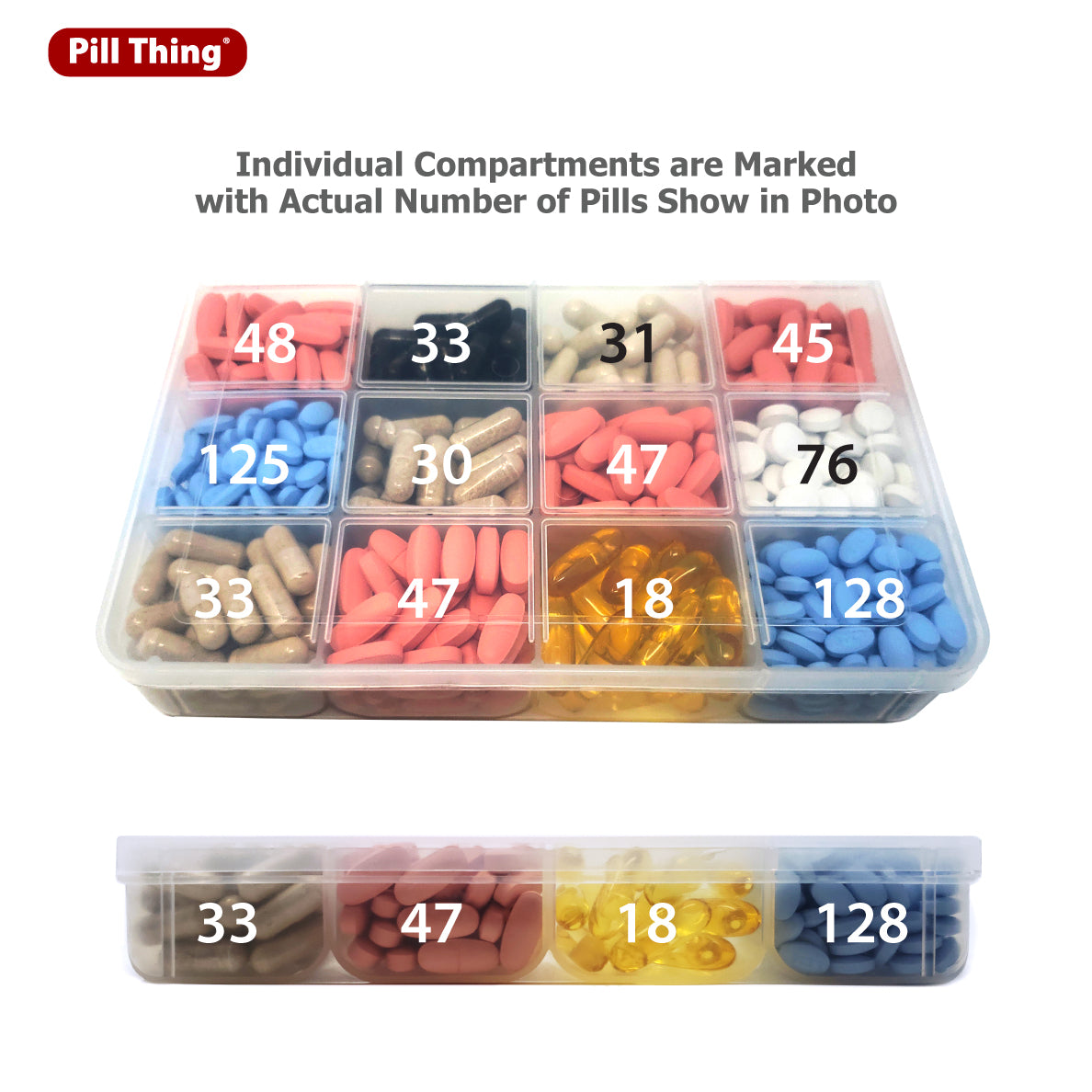 Olympic Pill Case - Monthly Pill Case