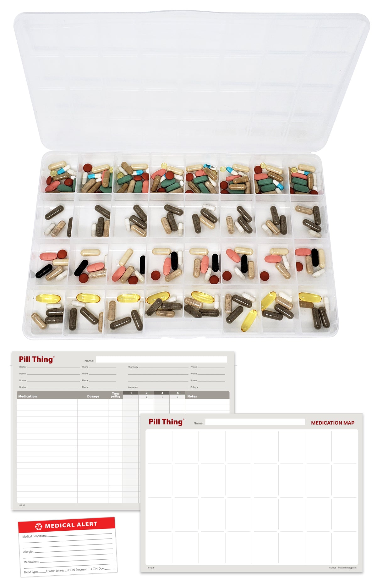 Olympic Pill Case - Monthly Pill Case