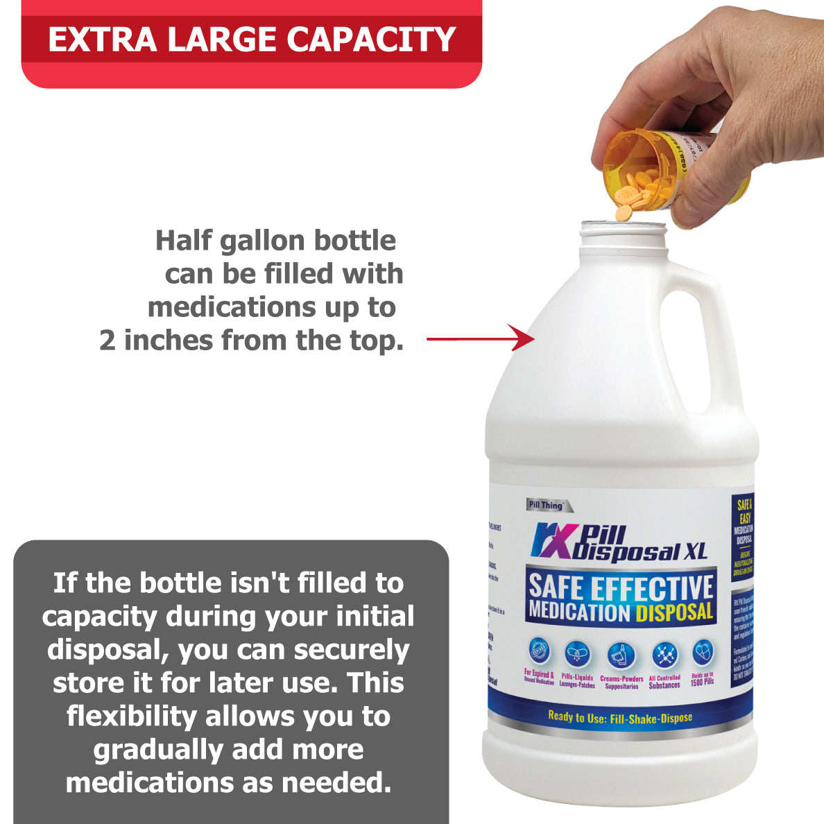 RX Pill Disposal - Large