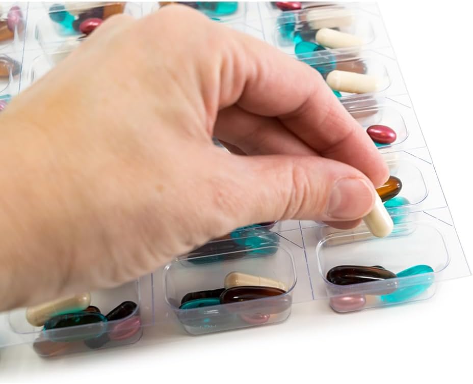 Unit Dose XXL Perforated Cold Seal Blister Cards - 28 Doses