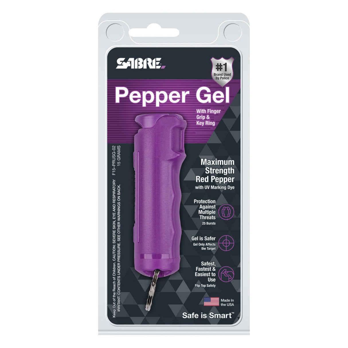 Pepper Gel with Flip Top and Key Ring