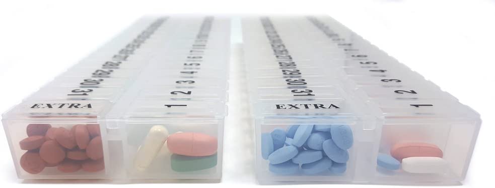 Monthly Pill Planner 2 Pack Set