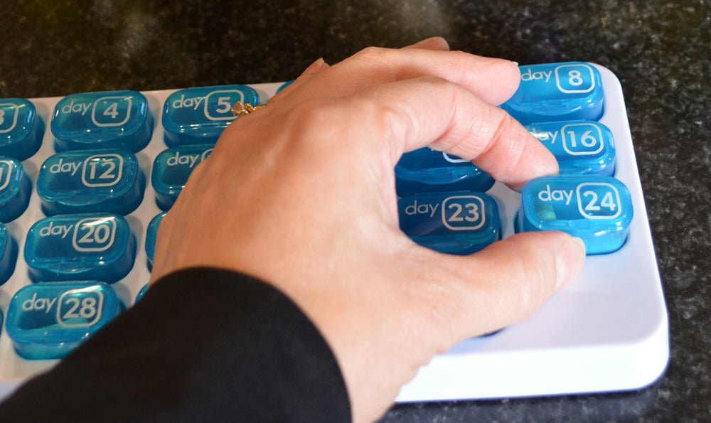 31 day travel pill pods