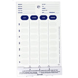 Monthly & Weekly pharmacy pill blister cards. Great for elderly & senior prescriptions. Large.
