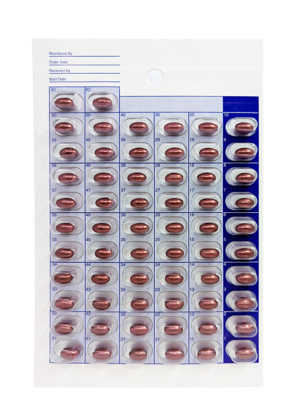62 Day / 2 Month Pharmacy Pill Blister - 6 Pack