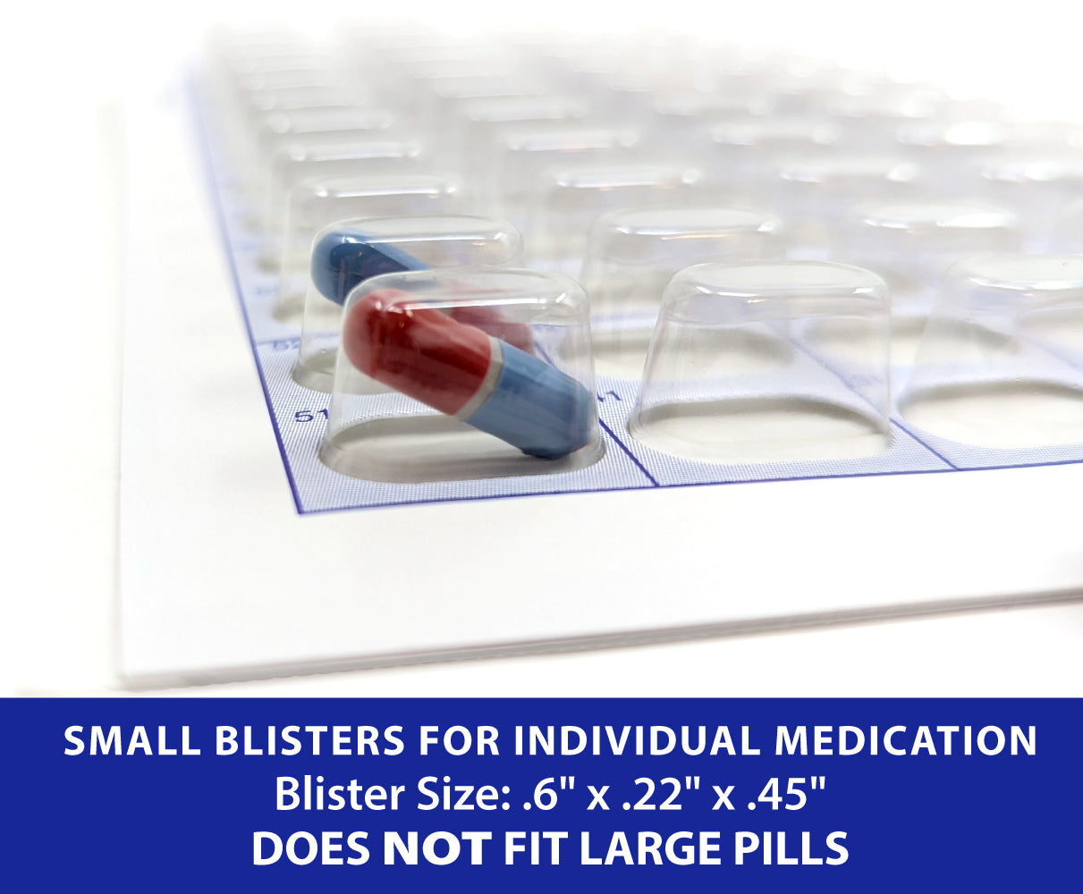 62 Day / 2 Month Pharmacy Pill Blister - 6 Pack