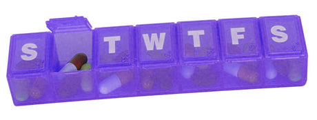 large weekly pill organizer