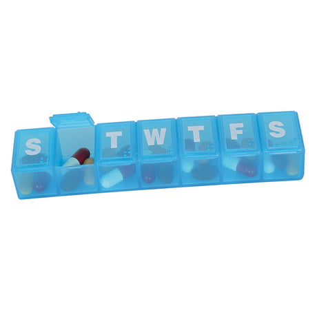 Large weekly pill organizer
