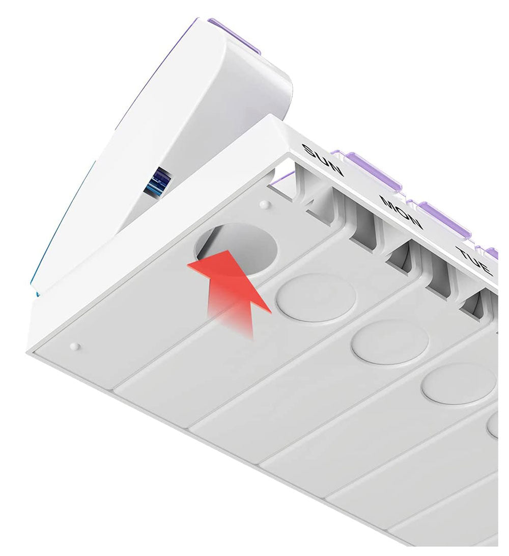 Twice-a-Day Removable Pill Organizer
