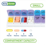 Twice-a-Day Removable Pill Organizer
