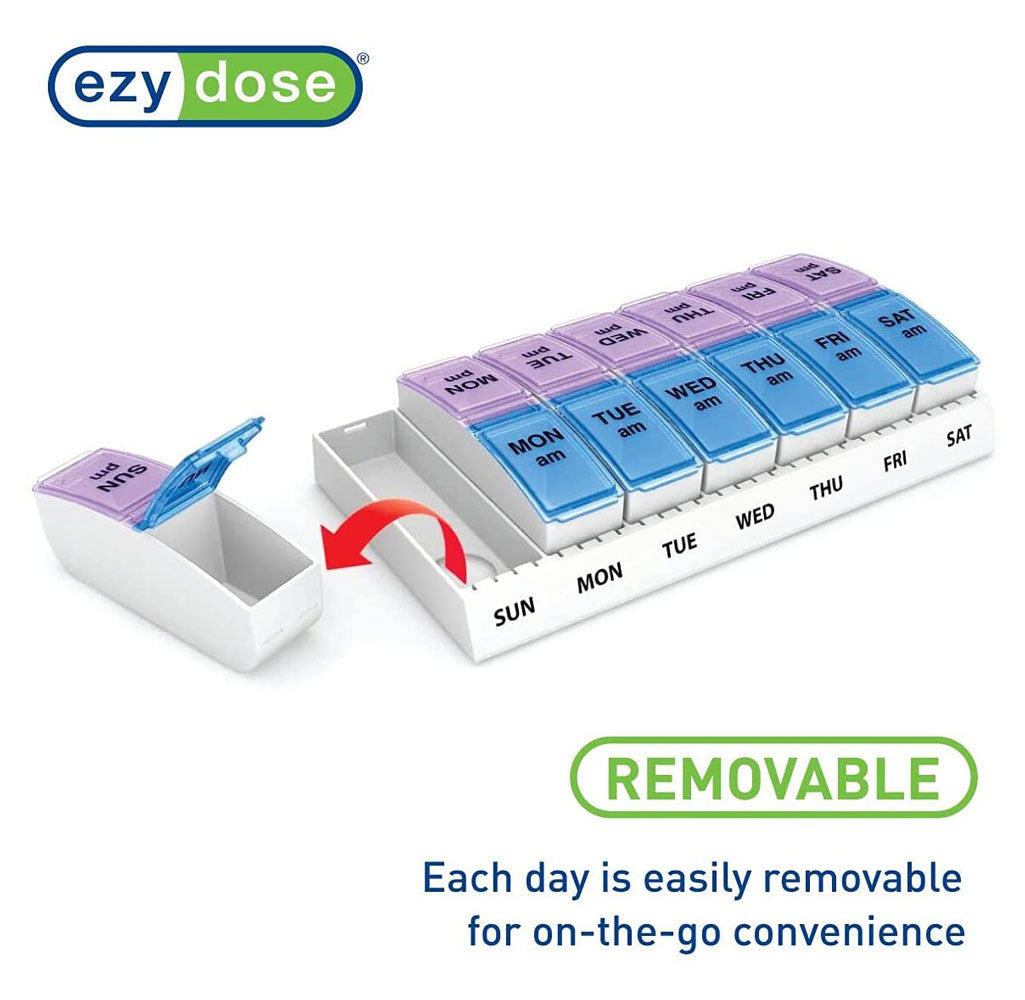 Twice-a-Day Removable Pill Organizer