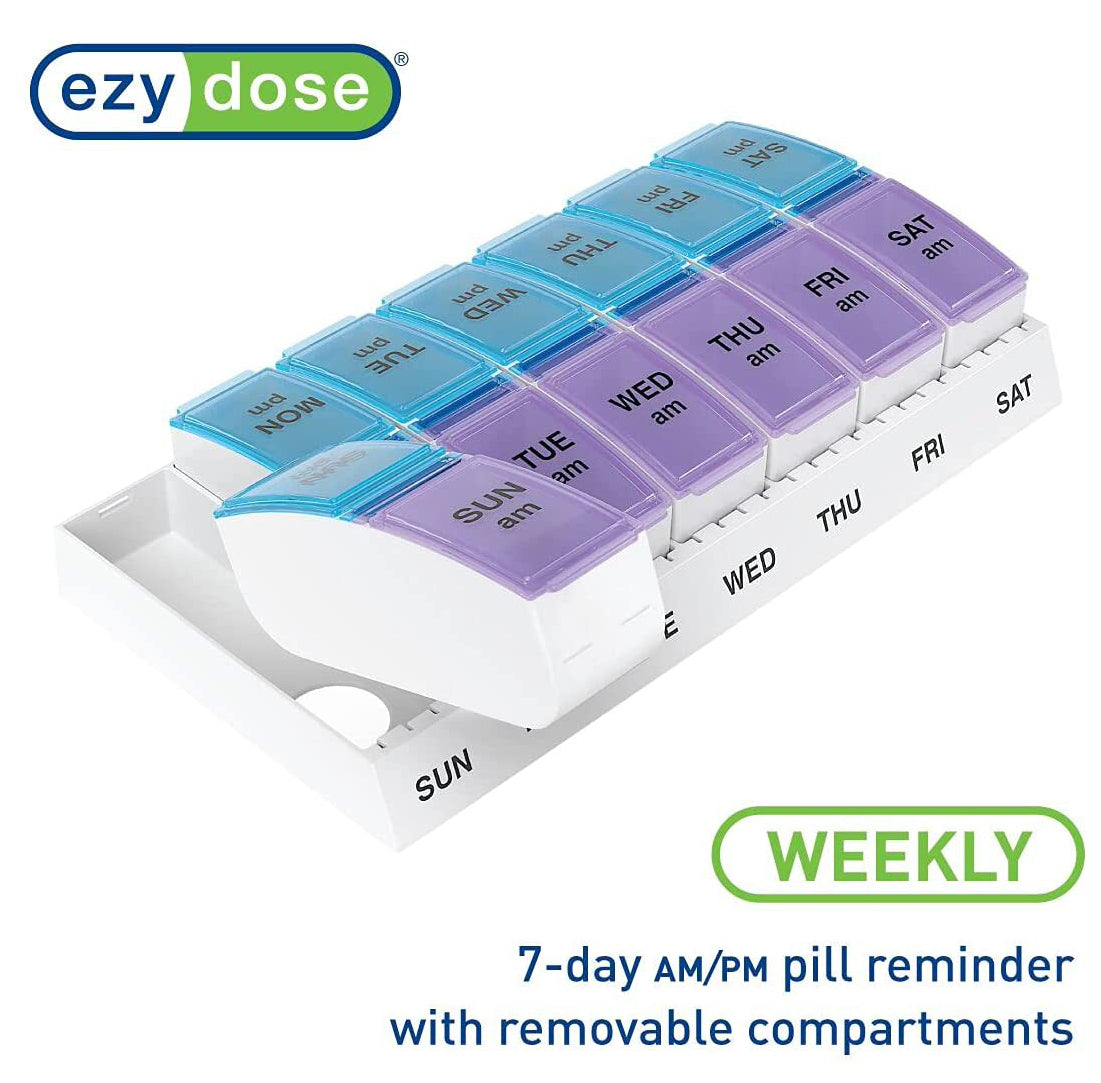 Twice-a-Day Removable Pill Organizer