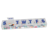 Best weekly 1 time a day pill organizer - its XL making it easy to remove pills especially for large big hands