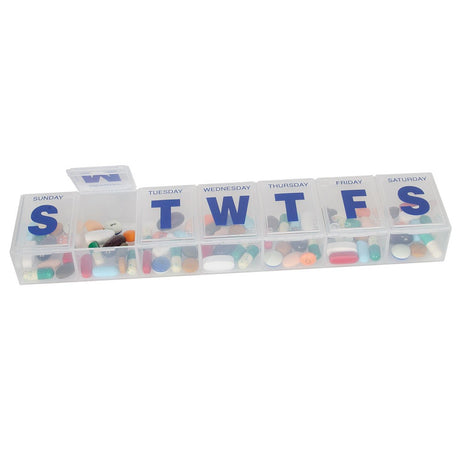 Best weekly 1 time a day pill organizer - its XL making it easy to remove pills especially for large big hands
