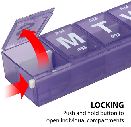 Jumbo Once or Twice a Day Pill Organizer
