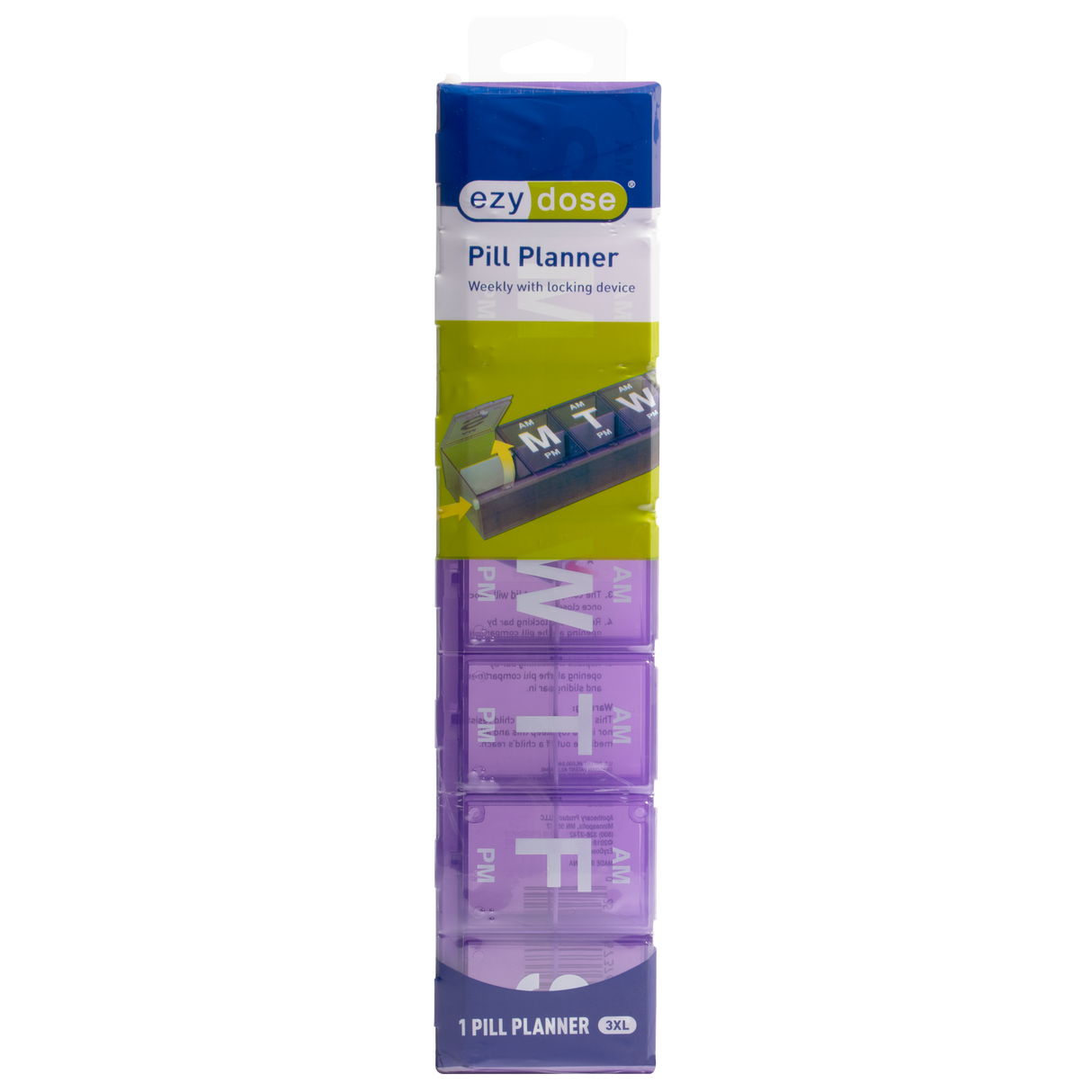 Jumbo Once or Twice a Day Pill Organizer