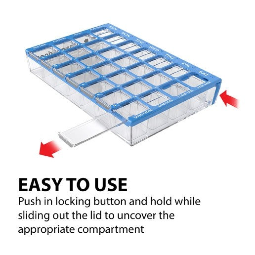 Pharmadose Weekly 4X a Day Pill Box
