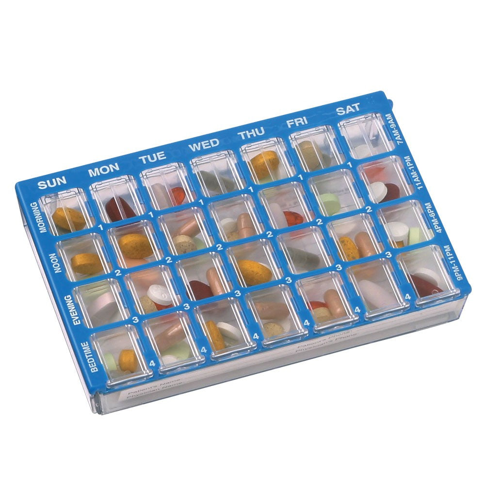 Pharmadose Weekly 4X a Day Pill Box