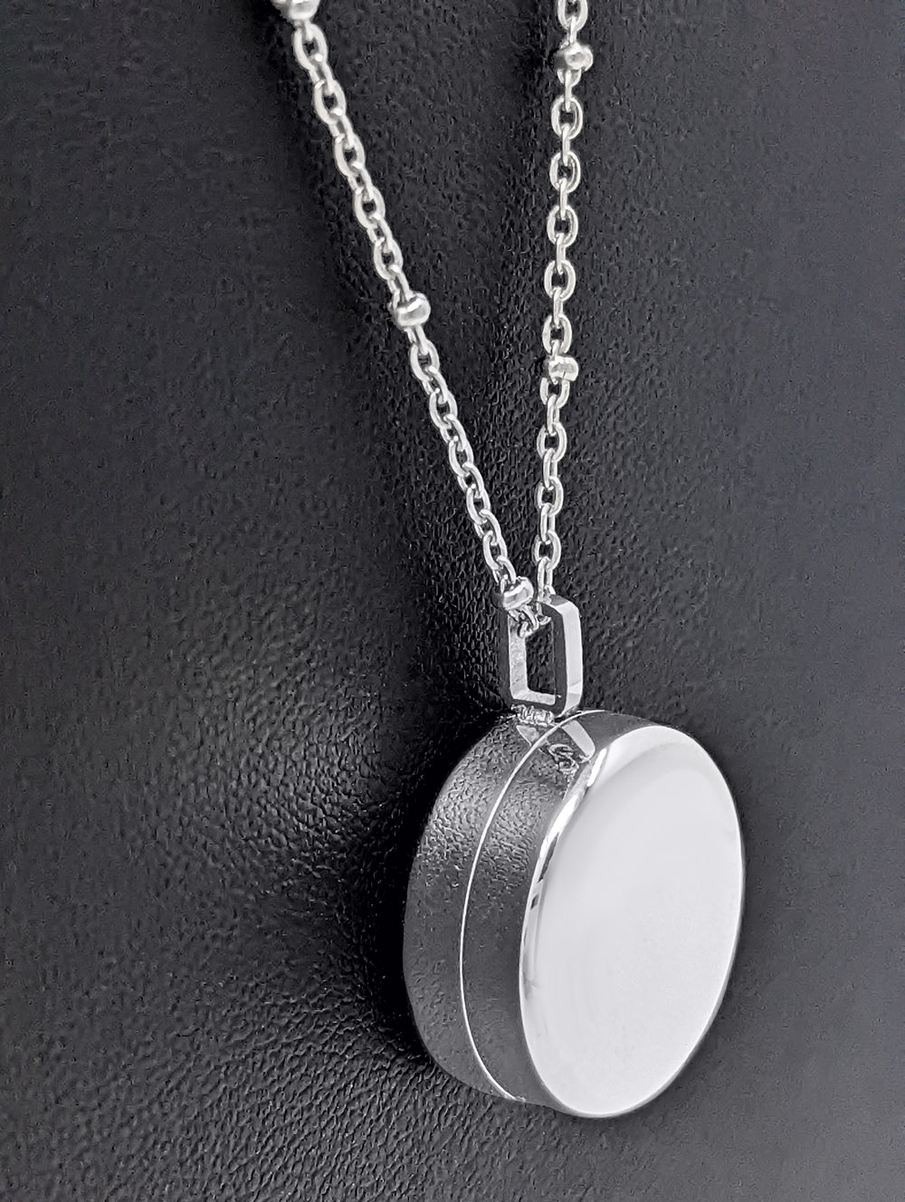 Round Pill Locket Necklace