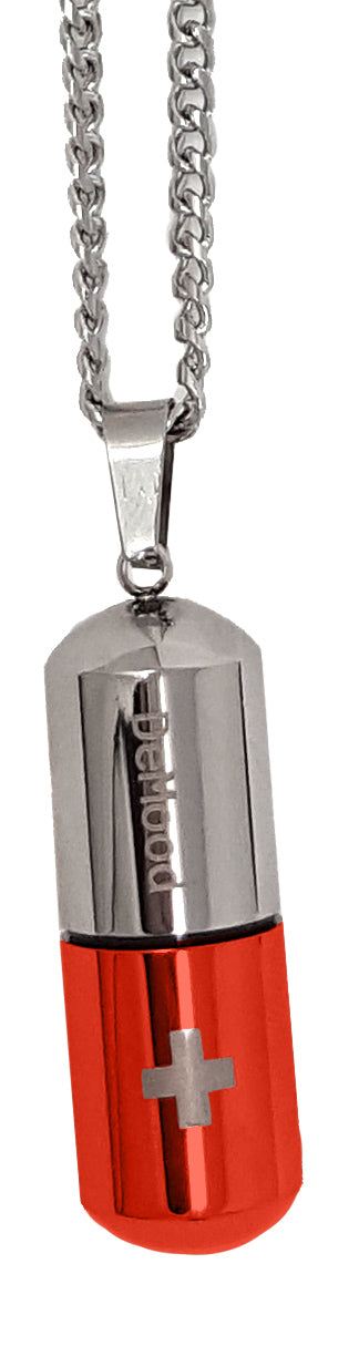 Large Pill Fob Necklace