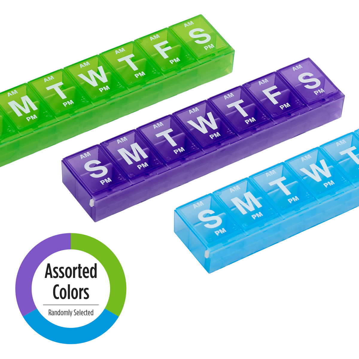 Jumbo Once or Twice a Day Pill Organizer