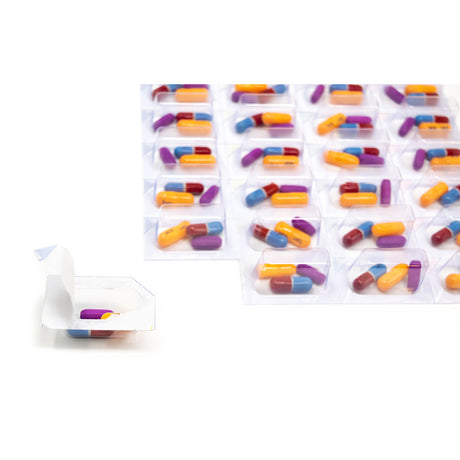 Unit Dose XL Perforated Cold Seal Blister Cards - 28 Doses