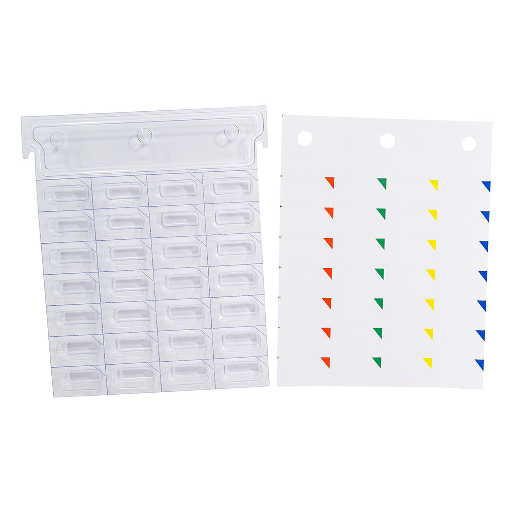 Unit Dose XL Perforated Cold Seal Blister Cards - 28 Doses