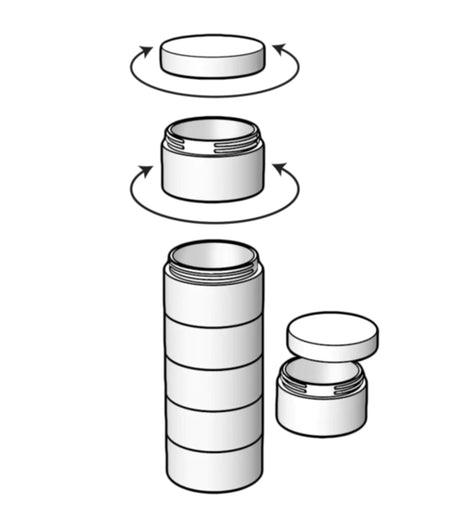 Small 7 Day Stackable Pill Reminder