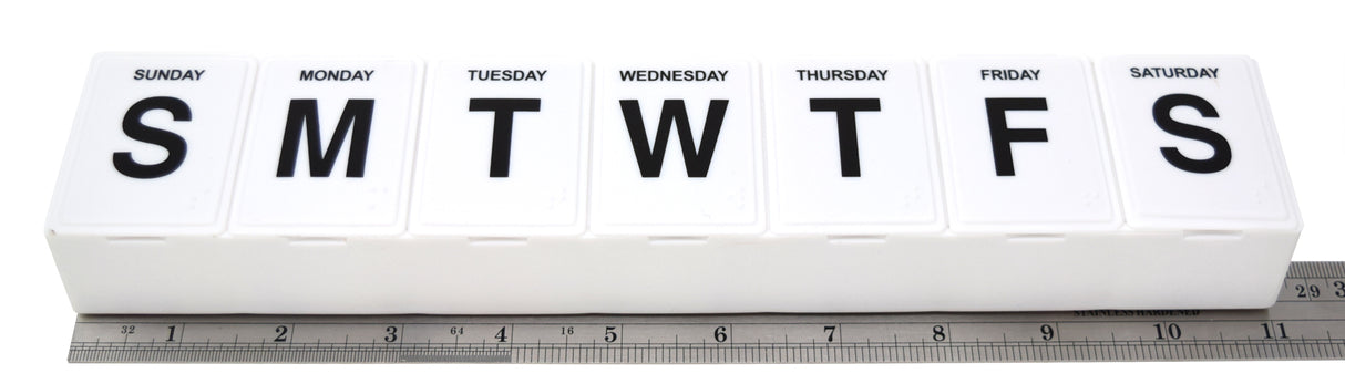 Jumbo Weekly 11" Pill Supplement Organizer