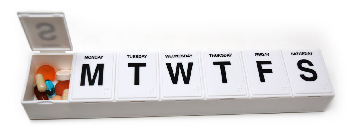 Jumbo Weekly 11" Pill Supplement Organizer