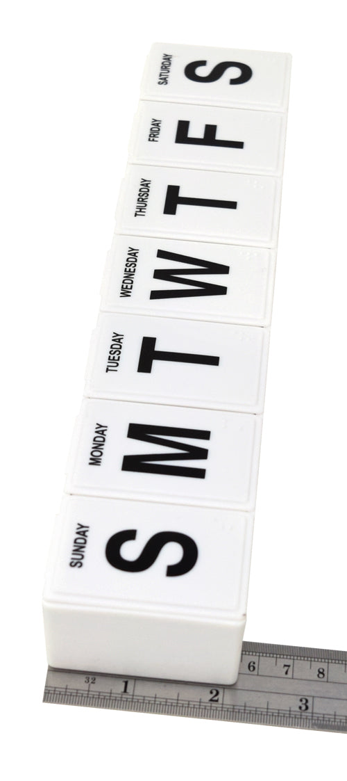 Jumbo Weekly 11" Pill Supplement Organizer