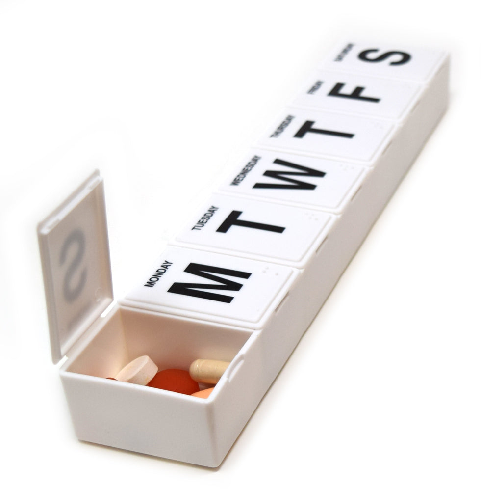 Jumbo Weekly 11" Pill Supplement Organizer