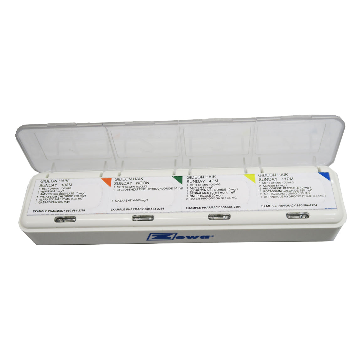MedWell Smart Unit Dose Pill Box - Bluetooth Pill Dispenser with Alarm