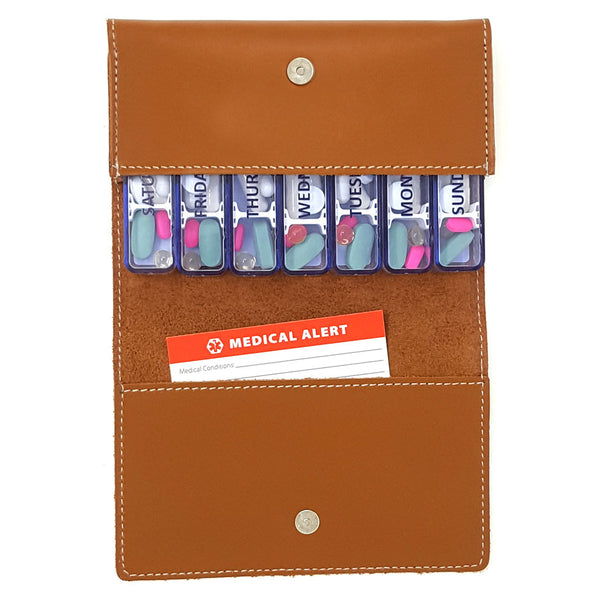 Levenger Leather Pill Organizer