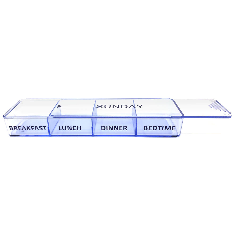 Kibodan Medimax Vinyl Pill Case Wallet - Weekly Pill Organizer