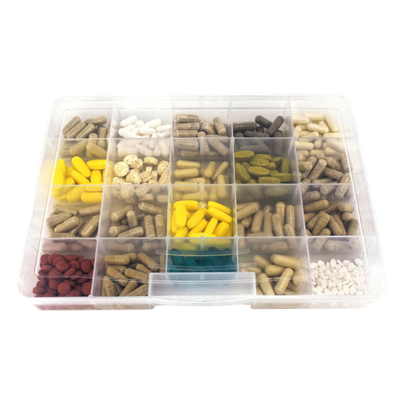 PillRite Medication & Supplement Pillbox Organizer