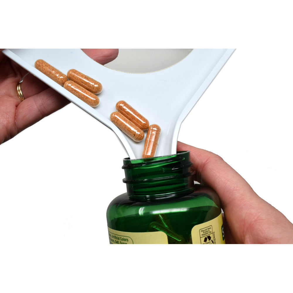 Pill Counting and Sorting Tray Kit with 100 Printed Pill Envelopes