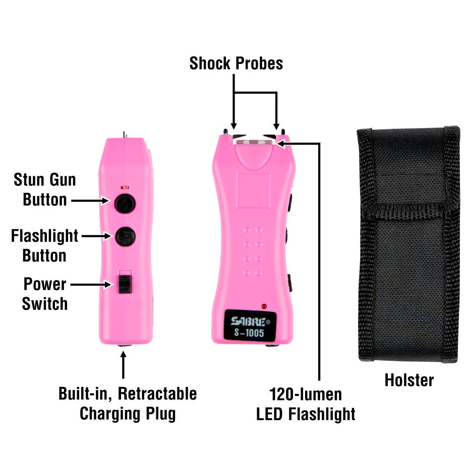 Stun Gun with LED Flashlight