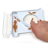 Pill Counting and Sorting Tray Kit with 100 Pill Pouches