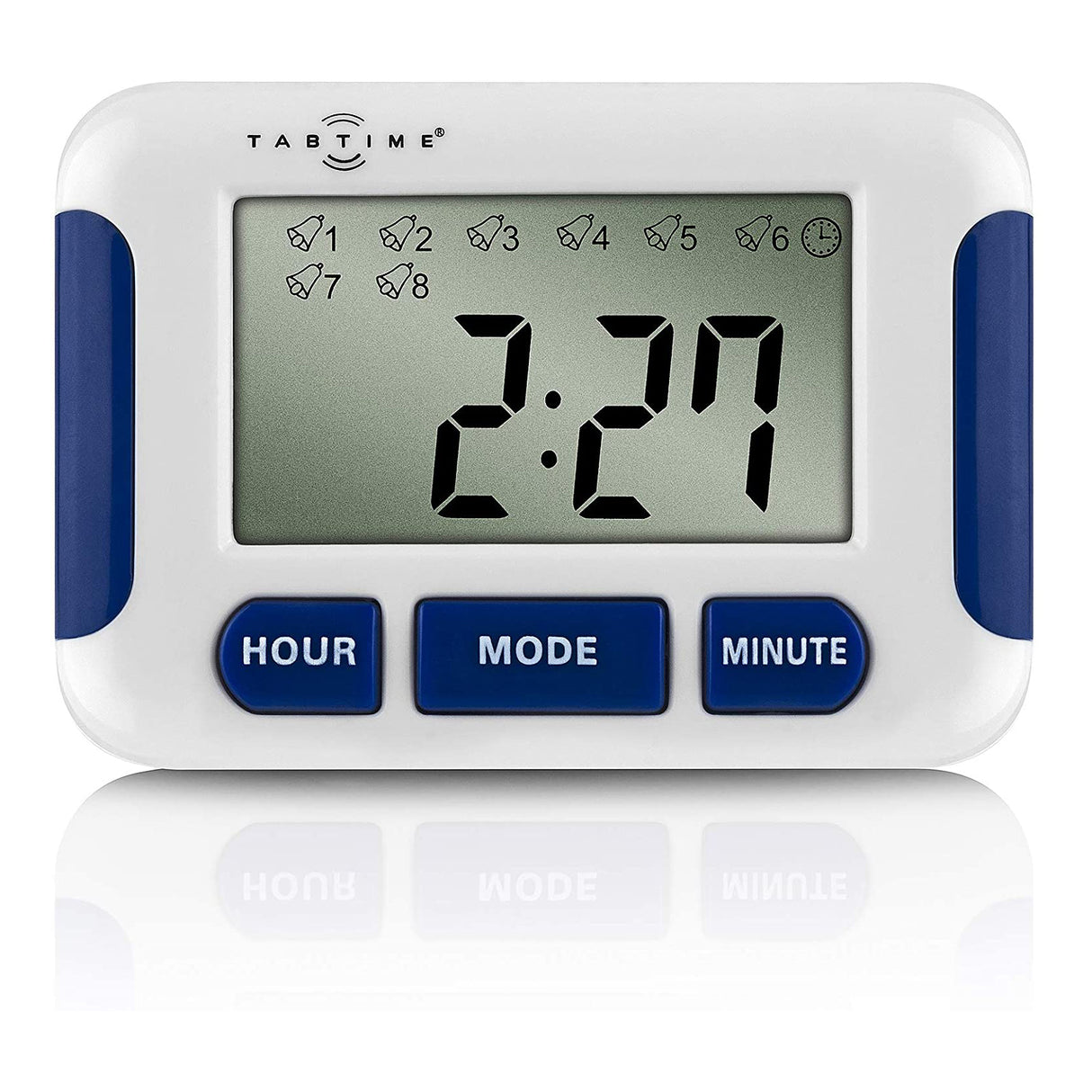 TabTime Timer, Electronic Pill Reminder with 8 Alarms per Day