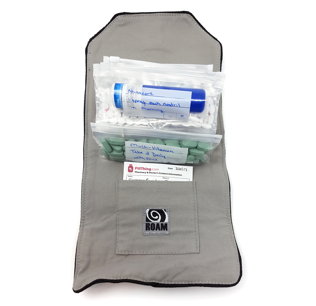 Wellness Travel Pak - Pill Organizer Wallet