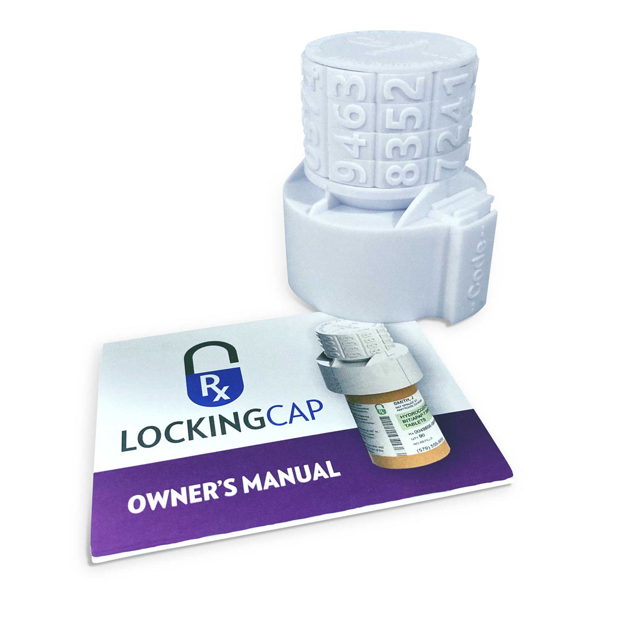 RX Locking Cap for Medication