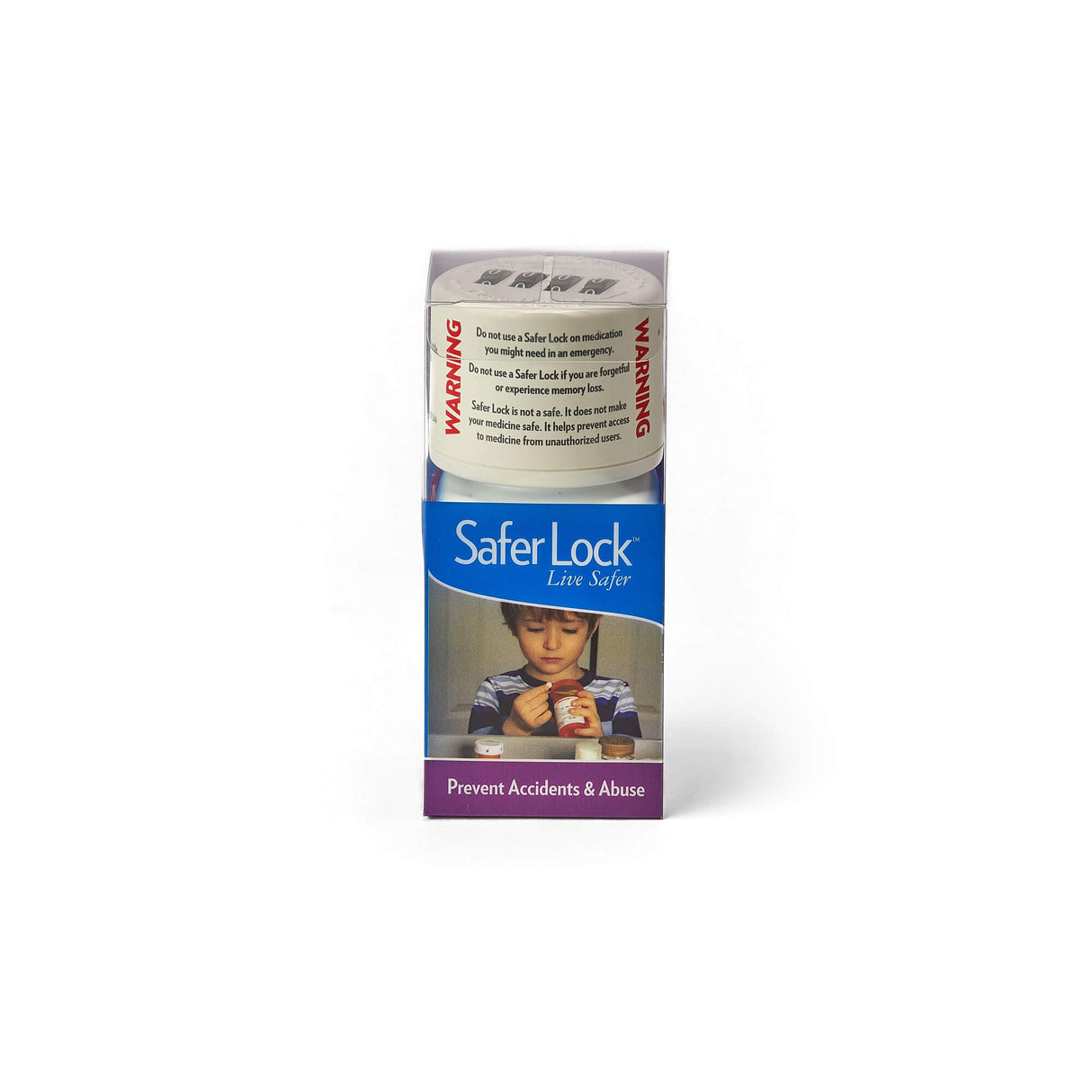 Safer Lock - Medication Bottle with Locking Cap
