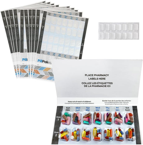 Weekly Twice a Day Blister Pill Packs - Pill Pak VP 2-Dose Kit