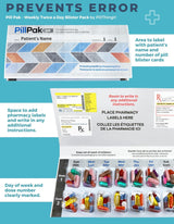 Weekly Twice a Day Blister Pill Packs - Pill Pak VP 2-Dose Kit