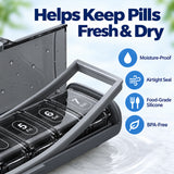 7-Day Travel Pill Organizer with Removable Daily Boxes