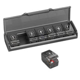 7-Day Travel Pill Organizer with Removable Daily Boxes